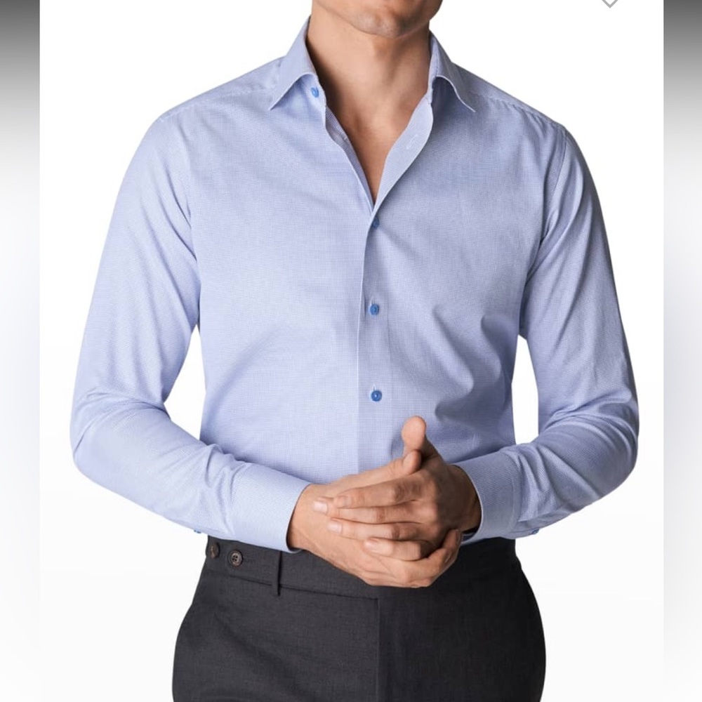 23. Joseph Abboud Regular Fit Men’s Dress Shirt in Blue